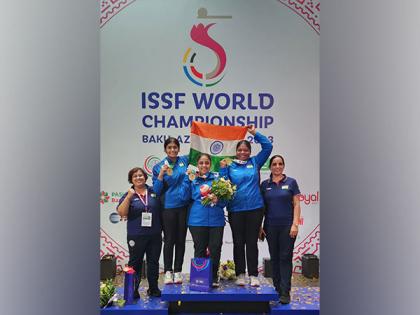 ISSF World Championships: India win 50m pistol women's team gold medal | ISSF World Championships: India win 50m pistol women's team gold medal ISSF World Championships: India win 50m pistol women's team gold medal | ISSF World Championships: India win 50m pistol women's team gold medal