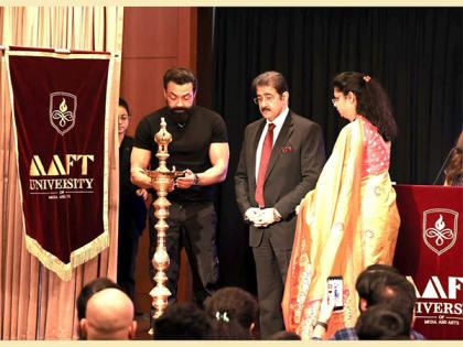 Renowned Actor Bobby Deol Inaugurates the 2023 Academic Session at AAFT University, Raipur | Renowned Actor Bobby Deol Inaugurates the 2023 Academic Session at AAFT University, Raipur Renowned Actor Bobby Deol Inaugurates the 2023 Academic Session at AAFT University, Raipur | Renowned Actor Bobby Deol Inaugurates the 2023 Academic Session at AAFT University, Raipur