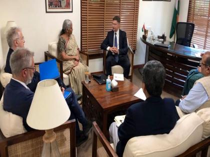 Nirmala Sitharaman meets EU trade commissioner, discusses bilateral financial issues | Nirmala Sitharaman meets EU trade commissioner, discusses bilateral financial issues Nirmala Sitharaman meets EU trade commissioner, discusses bilateral financial issues | Nirmala Sitharaman meets EU trade commissioner, discusses bilateral financial issues