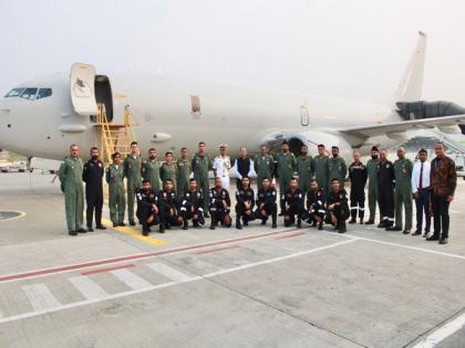 Indian Navy aircraft lands in Indonesia on return transit from Malabar exercise | Indian Navy aircraft lands in Indonesia on return transit from Malabar exercise Indian Navy aircraft lands in Indonesia on return transit from Malabar exercise | Indian Navy aircraft lands in Indonesia on return transit from Malabar exercise