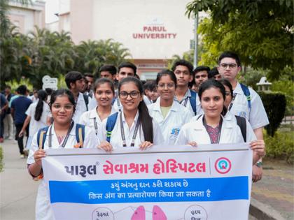 Save Lives by Donating Organs echoed as the anthem during the rally held at Parul Sevashram Hospital | Save Lives by Donating Organs echoed as the anthem during the rally held at Parul Sevashram Hospital