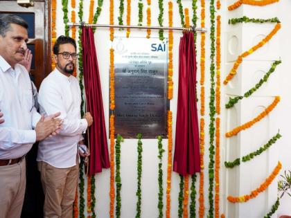 Sports Minister Anurag Thakur unveils infrastructure projects worth Rs 13 crore at NIS Patiala | Sports Minister Anurag Thakur unveils infrastructure projects worth Rs 13 crore at NIS Patiala Sports Minister Anurag Thakur unveils infrastructure projects worth Rs 13 crore at NIS Patiala | Sports Minister Anurag Thakur unveils infrastructure projects worth Rs 13 crore at NIS Patiala