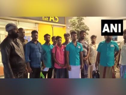 Ten Indian fishermen released by Sri Lanka arrive at Chennai Airport | Ten Indian fishermen released by Sri Lanka arrive at Chennai Airport Ten Indian fishermen released by Sri Lanka arrive at Chennai Airport | Ten Indian fishermen released by Sri Lanka arrive at Chennai Airport