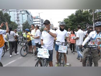 Assam govt organises state-level cycle rally on National Sports Day | Assam govt organises state-level cycle rally on National Sports Day
