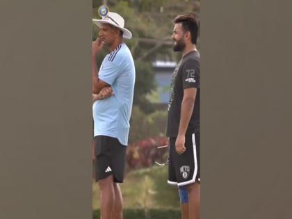 Rishabh Pant visits Team India training camp in Alur ahead of Asia Cup  | Rishabh Pant visits Team India training camp in Alur ahead of Asia Cup 