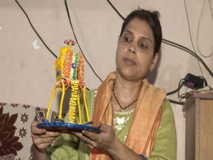 Sikki artist pays tribute to India’s Chandrayaan-3 in form of rakhi | Sikki artist pays tribute to India’s Chandrayaan-3 in form of rakhi Sikki artist pays tribute to India’s Chandrayaan-3 in form of rakhi | Sikki artist pays tribute to India’s Chandrayaan-3 in form of rakhi