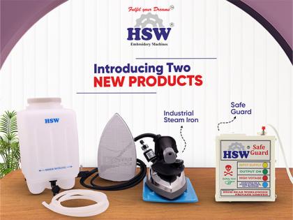 HSW Embroidery Machines Launches Industrial Steam Iron and Safe Guard | HSW Embroidery Machines Launches Industrial Steam Iron and Safe Guard HSW Embroidery Machines Launches Industrial Steam Iron and Safe Guard | HSW Embroidery Machines Launches Industrial Steam Iron and Safe Guard