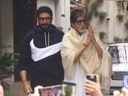 Amitabh Bachchan fulfills his Sunday ritual with Junior B | Amitabh Bachchan fulfills his Sunday ritual with Junior B Amitabh Bachchan fulfills his Sunday ritual with Junior B | Amitabh Bachchan fulfills his Sunday ritual with Junior B