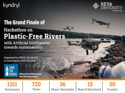 The Grand Finale of "Hackathon on Plastic-Free Rivers with AI" organised by REVA University in Association with Kyndryl on September 8th, 2023 | The Grand Finale of "Hackathon on Plastic-Free Rivers with AI" organised by REVA University in Association with Kyndryl on September 8th, 2023 The Grand Finale of "Hackathon on Plastic-Free Rivers with AI" organised by REVA University in Association with Kyndryl on September 8th, 2023 | The Grand Finale of "Hackathon on Plastic-Free Rivers with AI" organised by REVA University in Association with Kyndryl on September 8th, 2023