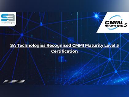 SA Technologies Triumphs with CMMI Services Maturity Level 5 Certification | SA Technologies Triumphs with CMMI Services Maturity Level 5 Certification SA Technologies Triumphs with CMMI Services Maturity Level 5 Certification | SA Technologies Triumphs with CMMI Services Maturity Level 5 Certification