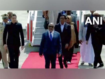 African Union President Azali Assoumani arrives in Delhi for G20 Summit | African Union President Azali Assoumani arrives in Delhi for G20 Summit African Union President Azali Assoumani arrives in Delhi for G20 Summit | African Union President Azali Assoumani arrives in Delhi for G20 Summit