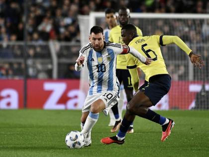 Lionel Messi helps Argentina secure 1-0 win over Ecuador in WC Qualifier | Lionel Messi helps Argentina secure 1-0 win over Ecuador in WC Qualifier Lionel Messi helps Argentina secure 1-0 win over Ecuador in WC Qualifier | Lionel Messi helps Argentina secure 1-0 win over Ecuador in WC Qualifier