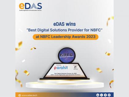 eDAS Wins Best Digital Solutions Provider for NBFC at NBFC Leadership Awards 2023 | eDAS Wins Best Digital Solutions Provider for NBFC at NBFC Leadership Awards 2023 eDAS Wins Best Digital Solutions Provider for NBFC at NBFC Leadership Awards 2023 | eDAS Wins Best Digital Solutions Provider for NBFC at NBFC Leadership Awards 2023