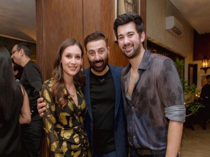 Proud of you, Papa: Karan Deol shares pictures from 'Gadar 2' success party | Proud of you, Papa: Karan Deol shares pictures from 'Gadar 2' success party