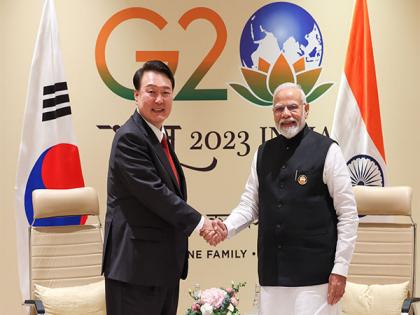 PM Modi holds 'extensive' meeting with South Korean President | PM Modi holds 'extensive' meeting with South Korean President PM Modi holds 'extensive' meeting with South Korean President | PM Modi holds 'extensive' meeting with South Korean President