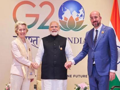 PM Modi meets Charles Michel, Ursula von der Leyen; discusses India–EU strategic partnership | PM Modi meets Charles Michel, Ursula von der Leyen; discusses India–EU strategic partnership PM Modi meets Charles Michel, Ursula von der Leyen; discusses India–EU strategic partnership | PM Modi meets Charles Michel, Ursula von der Leyen; discusses India–EU strategic partnership