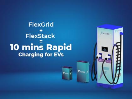 EV charging in 10 mins with Flextron's FlexGrid, India's first Battery Integrated DC Charger; cutting-edge battery pack, FlexStack also to be launched | EV charging in 10 mins with Flextron's FlexGrid, India's first Battery Integrated DC Charger; cutting-edge battery pack, FlexStack also to be launched EV charging in 10 mins with Flextron's FlexGrid, India's first Battery Integrated DC Charger; cutting-edge battery pack, FlexStack also to be launched | EV charging in 10 mins with Flextron's FlexGrid, India's first Battery Integrated DC Charger; cutting-edge battery pack, FlexStack also to be launched