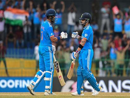 India pose stiff challenge to Pakistan in Asia Cup; Rahul's ton, vintage Virat power India to 356/2 | India pose stiff challenge to Pakistan in Asia Cup; Rahul's ton, vintage Virat power India to 356/2