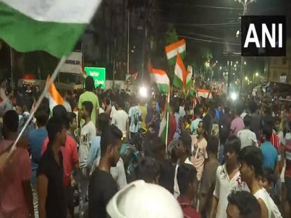 Jubilant fans chant 'India, India!' as men in blue register mammoth 228-run win against Pakistan in Asia Cup | Jubilant fans chant 'India, India!' as men in blue register mammoth 228-run win against Pakistan in Asia Cup
