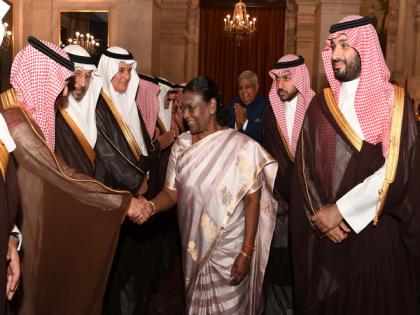 Saudi Arabia one of India’s most important strategic partner: President Murmu hosts banquet for Saudi Crown Prince | Saudi Arabia one of India’s most important strategic partner: President Murmu hosts banquet for Saudi Crown Prince Saudi Arabia one of India’s most important strategic partner: President Murmu hosts banquet for Saudi Crown Prince | Saudi Arabia one of India’s most important strategic partner: President Murmu hosts banquet for Saudi Crown Prince