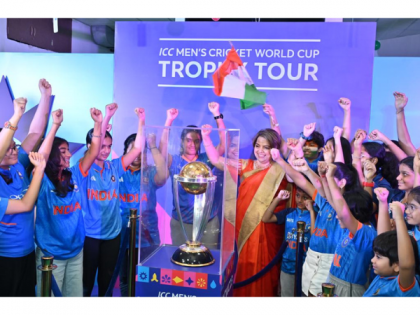 Red carpet welcome and guard of honour by Podar Education Network to celebrate the arrival of the ICC Men’s World Cup 2023 Trophy | Red carpet welcome and guard of honour by Podar Education Network to celebrate the arrival of the ICC Men’s World Cup 2023 Trophy Red carpet welcome and guard of honour by Podar Education Network to celebrate the arrival of the ICC Men’s World Cup 2023 Trophy | Red carpet welcome and guard of honour by Podar Education Network to celebrate the arrival of the ICC Men’s World Cup 2023 Trophy