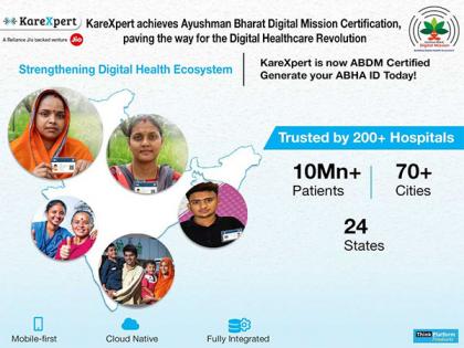 KareXpert achieves Ayushman Bharat Digital Mission Certification, paving the way for the digital healthcare revolution | KareXpert achieves Ayushman Bharat Digital Mission Certification, paving the way for the digital healthcare revolution KareXpert achieves Ayushman Bharat Digital Mission Certification, paving the way for the digital healthcare revolution | KareXpert achieves Ayushman Bharat Digital Mission Certification, paving the way for the digital healthcare revolution