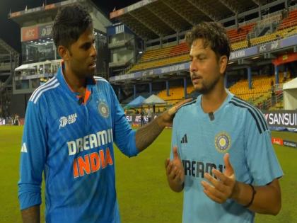 "I will give credit to KL bhai": Kuldeep Yadav on Sadeera's dismissal  | "I will give credit to KL bhai": Kuldeep Yadav on Sadeera's dismissal 