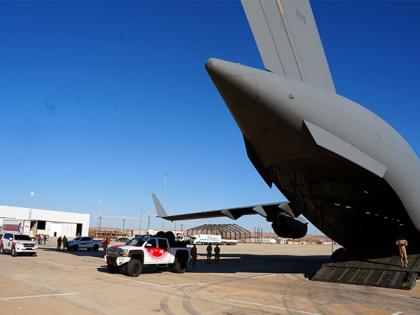 As part of UAE air bridge, five relief planes arrive in Benghazi | As part of UAE air bridge, five relief planes arrive in Benghazi As part of UAE air bridge, five relief planes arrive in Benghazi | As part of UAE air bridge, five relief planes arrive in Benghazi