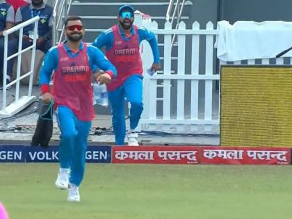 Asia Cup: Virat Kohli turns 'water boy' for Team India in match against Bangladesh | Asia Cup: Virat Kohli turns 'water boy' for Team India in match against Bangladesh