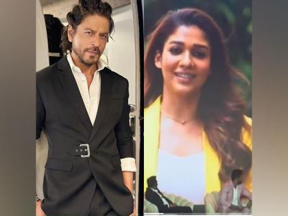 SRK sings birthday song for Nayanthara's mother at 'Jawan' success press meet | SRK sings birthday song for Nayanthara's mother at 'Jawan' success press meet SRK sings birthday song for Nayanthara's mother at 'Jawan' success press meet | SRK sings birthday song for Nayanthara's mother at 'Jawan' success press meet