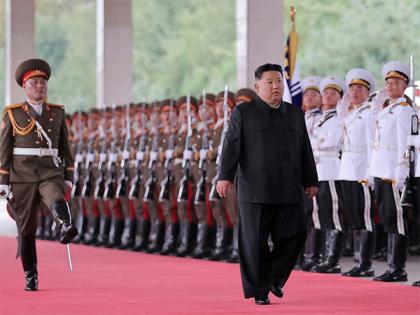 North Korean leader Kim Jong Un meets Russian Defence Ministry Sergei Shoigu at Knevichi airfield | North Korean leader Kim Jong Un meets Russian Defence Ministry Sergei Shoigu at Knevichi airfield North Korean leader Kim Jong Un meets Russian Defence Ministry Sergei Shoigu at Knevichi airfield | North Korean leader Kim Jong Un meets Russian Defence Ministry Sergei Shoigu at Knevichi airfield