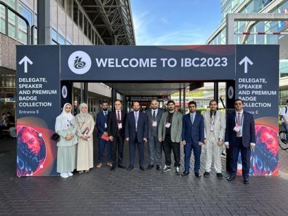 Sharjah Broadcasting Authority delegation reviews latest media technologies at IBC | Sharjah Broadcasting Authority delegation reviews latest media technologies at IBC Sharjah Broadcasting Authority delegation reviews latest media technologies at IBC | Sharjah Broadcasting Authority delegation reviews latest media technologies at IBC