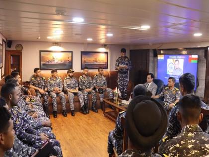 Indian Ambassador to Oman Amit Narang visits INS Talwar on port call at Muscat | Indian Ambassador to Oman Amit Narang visits INS Talwar on port call at Muscat
