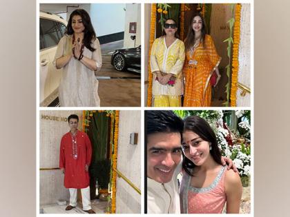 Ganesh Chaturthi 2023: Raveena Tandon, Janhvi Kapoor and others celebs arrive at Manish Malhotra's residence | Ganesh Chaturthi 2023: Raveena Tandon, Janhvi Kapoor and others celebs arrive at Manish Malhotra's residence Ganesh Chaturthi 2023: Raveena Tandon, Janhvi Kapoor and others celebs arrive at Manish Malhotra's residence | Ganesh Chaturthi 2023: Raveena Tandon, Janhvi Kapoor and others celebs arrive at Manish Malhotra's residence