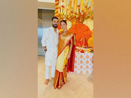 Anushka Sharma, Virat Kohli celebrate Ganesh Chaturthi with daughter Vamika, see pics | Anushka Sharma, Virat Kohli celebrate Ganesh Chaturthi with daughter Vamika, see pics