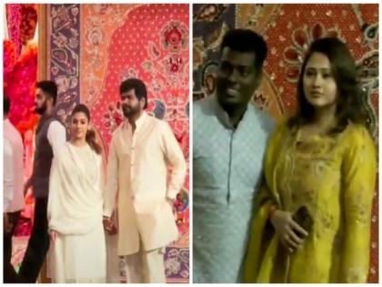 Team Jawan Nayanthara, Atlee attend Ambani's Ganesh Chaturthi celebrations | Team Jawan Nayanthara, Atlee attend Ambani's Ganesh Chaturthi celebrations Team Jawan Nayanthara, Atlee attend Ambani's Ganesh Chaturthi celebrations | Team Jawan Nayanthara, Atlee attend Ambani's Ganesh Chaturthi celebrations