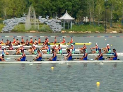 Rowing: India finishes first in men's fours heats to qualify directly for final at Asian Games | Rowing: India finishes first in men's fours heats to qualify directly for final at Asian Games Rowing: India finishes first in men's fours heats to qualify directly for final at Asian Games | Rowing: India finishes first in men's fours heats to qualify directly for final at Asian Games
