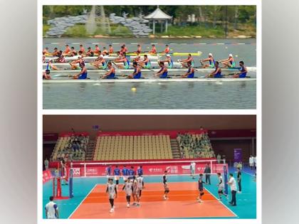 Asian Games: India shines in rowing and volleyball; qualify for next rounds  | Asian Games: India shines in rowing and volleyball; qualify for next rounds 