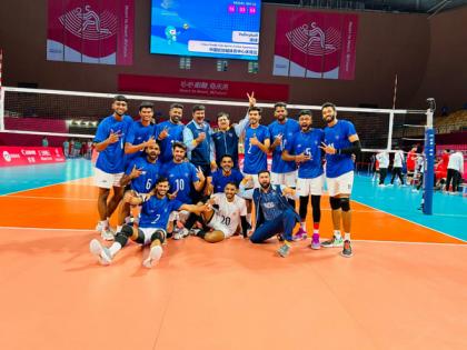 Asian Games Volleyball: India storm into quarterfinals, defeat Chinese Taipei in straight sets | Asian Games Volleyball: India storm into quarterfinals, defeat Chinese Taipei in straight sets Asian Games Volleyball: India storm into quarterfinals, defeat Chinese Taipei in straight sets | Asian Games Volleyball: India storm into quarterfinals, defeat Chinese Taipei in straight sets