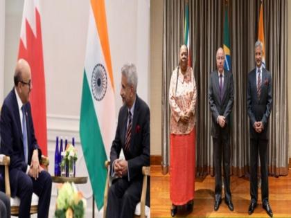 EAM Jaishankar meets counterparts from Brazil, Bahrain and South Africa  | EAM Jaishankar meets counterparts from Brazil, Bahrain and South Africa 