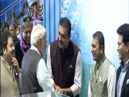 PM Modi interacts with legendary cricketers following foundation stone laying of new international stadium in Varanasi | PM Modi interacts with legendary cricketers following foundation stone laying of new international stadium in Varanasi
