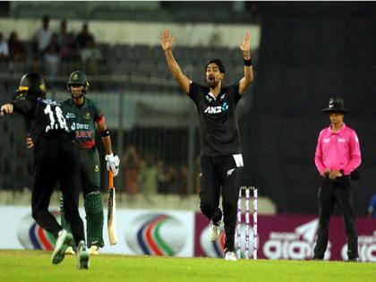 Sodhi's all-round show helps New Zealand beat Bangladesh by 86 runs in 2nd ODI | Sodhi's all-round show helps New Zealand beat Bangladesh by 86 runs in 2nd ODI