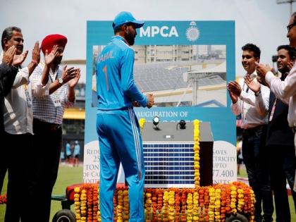 Solar panels installed at Indore's Holkar Stadium inaugurated, will reduce carbon emissions | Solar panels installed at Indore's Holkar Stadium inaugurated, will reduce carbon emissions
