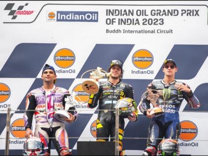 "Want to give my heart to the fans": Bezzecchi after clinching inaugural Grand Prix of India | "Want to give my heart to the fans": Bezzecchi after clinching inaugural Grand Prix of India "Want to give my heart to the fans": Bezzecchi after clinching inaugural Grand Prix of India | "Want to give my heart to the fans": Bezzecchi after clinching inaugural Grand Prix of India
