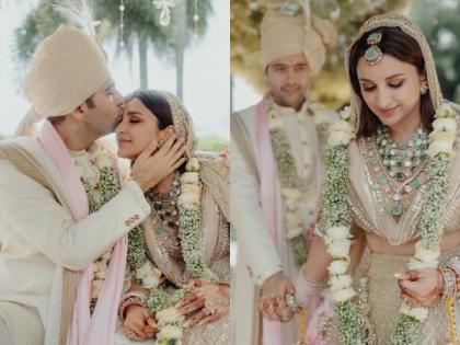 "Blessed to finally be Mr and Mrs!," First pictures from Parineeti Chopra-Raghav Chadha wedding | "Blessed to finally be Mr and Mrs!," First pictures from Parineeti Chopra-Raghav Chadha wedding