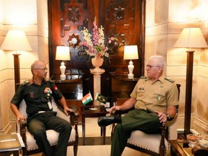 Vice-chief of Army staff meets Brazilian Army Chief ahead of Indo-Pacific Armies Chiefs Conference in Delhi | Vice-chief of Army staff meets Brazilian Army Chief ahead of Indo-Pacific Armies Chiefs Conference in Delhi Vice-chief of Army staff meets Brazilian Army Chief ahead of Indo-Pacific Armies Chiefs Conference in Delhi | Vice-chief of Army staff meets Brazilian Army Chief ahead of Indo-Pacific Armies Chiefs Conference in Delhi
