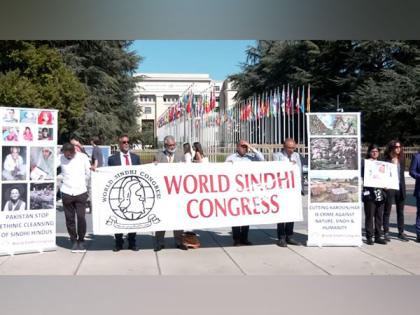 Sindhis hold protest against Pakistan for targeting minorities, exploiting resources | Sindhis hold protest against Pakistan for targeting minorities, exploiting resources Sindhis hold protest against Pakistan for targeting minorities, exploiting resources | Sindhis hold protest against Pakistan for targeting minorities, exploiting resources