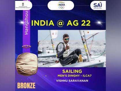 Asian Games: India wins bronze in ILCA7 sailing event | Asian Games: India wins bronze in ILCA7 sailing event Asian Games: India wins bronze in ILCA7 sailing event | Asian Games: India wins bronze in ILCA7 sailing event
