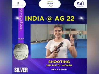Asian Games: Esha Singh bags silver medal in women's 25 m pistol final | Asian Games: Esha Singh bags silver medal in women's 25 m pistol final Asian Games: Esha Singh bags silver medal in women's 25 m pistol final | Asian Games: Esha Singh bags silver medal in women's 25 m pistol final