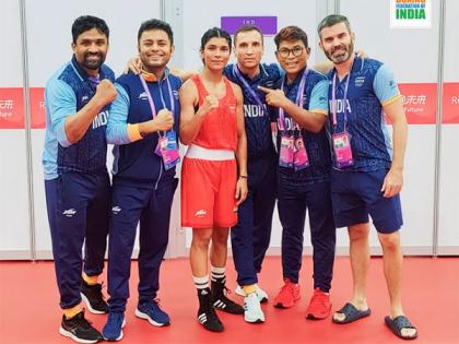Asian Games: Nikhat Zareen storms into quaterfinals of women's 50 kg | Asian Games: Nikhat Zareen storms into quaterfinals of women's 50 kg Asian Games: Nikhat Zareen storms into quaterfinals of women's 50 kg | Asian Games: Nikhat Zareen storms into quaterfinals of women's 50 kg